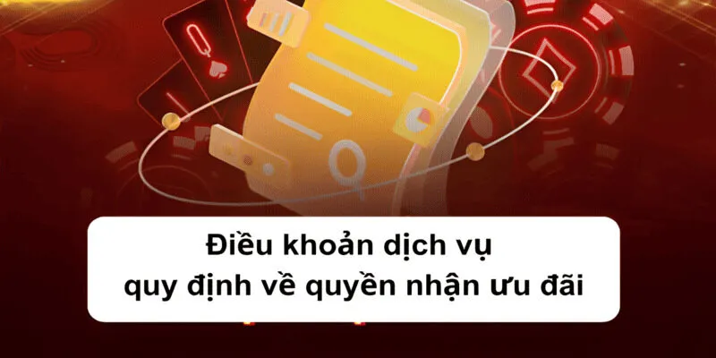 Điều khoản dịch vụ quy định về quyền nhận ưu đãi